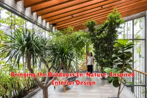 Bringing the Outdoors In: Nature-Inspired Interior Decoration Ideas