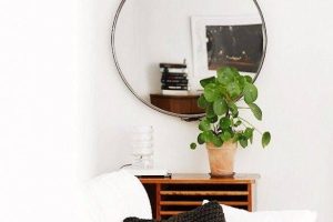 How to Incorporate IKEA's Round Mirror into Your Interior Design