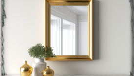 Why Every Home Needs a Statement Gold Wall Mirror  