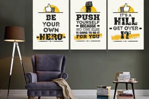 Discover the Power of Positive Messages Through Inspirational Wall Art