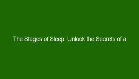 Unveiling the Secrets of a Restful Night's Sleep  